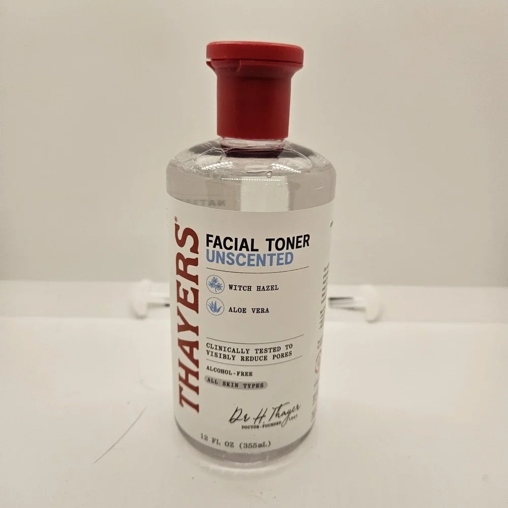 Thayers Unscented Facial Toner Witch Hazel Aloe Vera 12oz Alcohol Free New‎